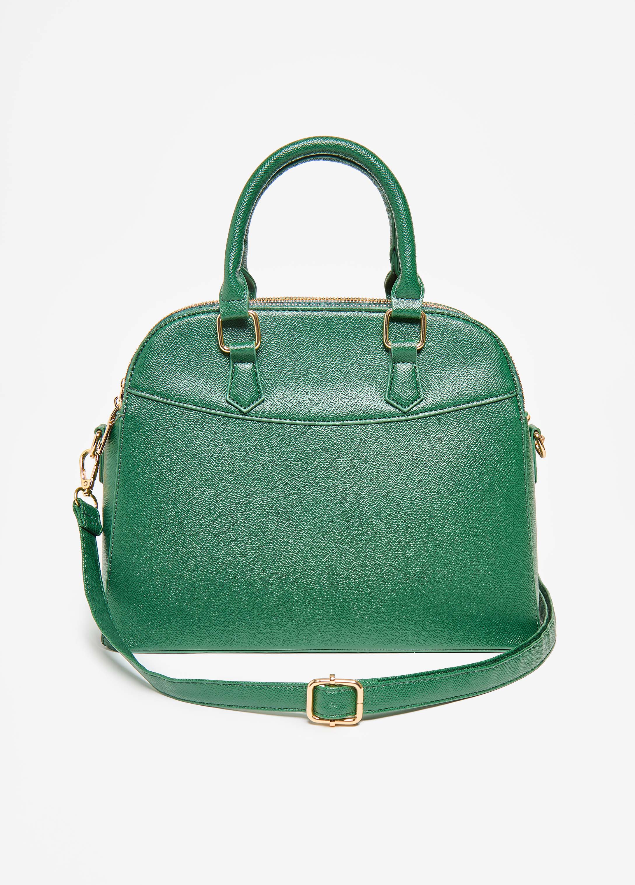 Textured Top Handle Satchel