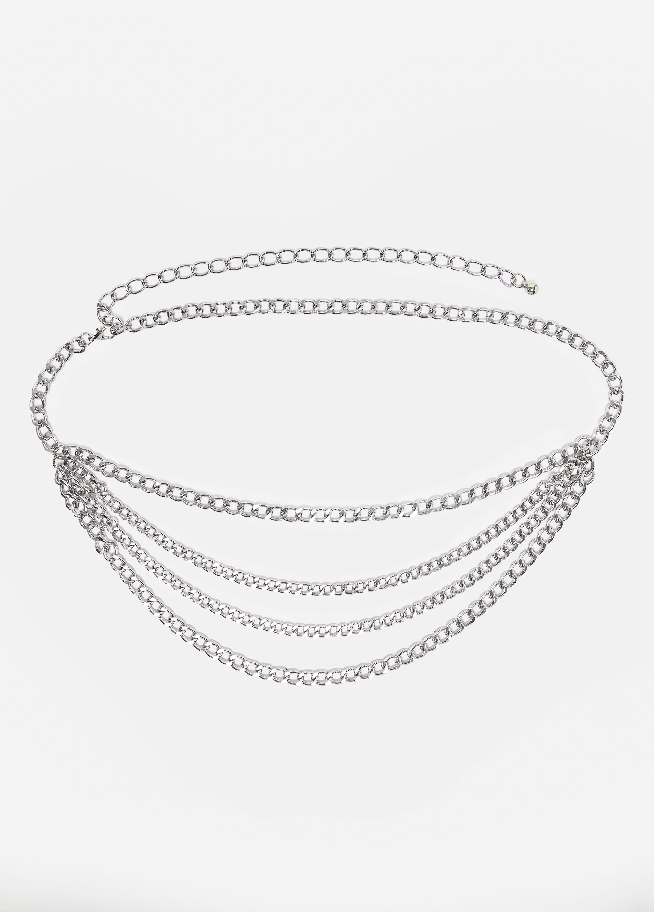 silver belt for dress plus size Women Silver Elegant Belt Metal Chain Links Lion Buckle Charm Plus Size XL XXL