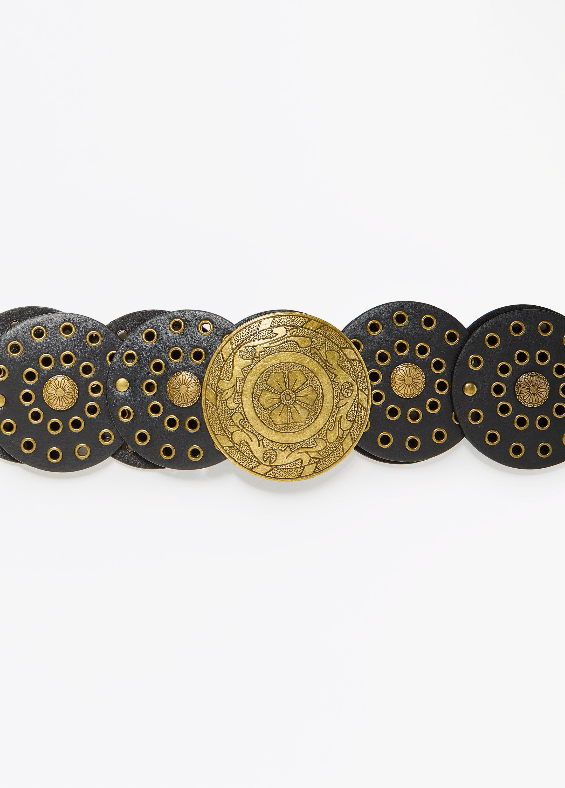 Medallion Grommet Disc Belt