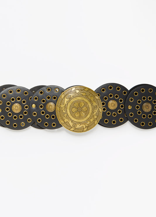 Medallion Grommet Disc Belt