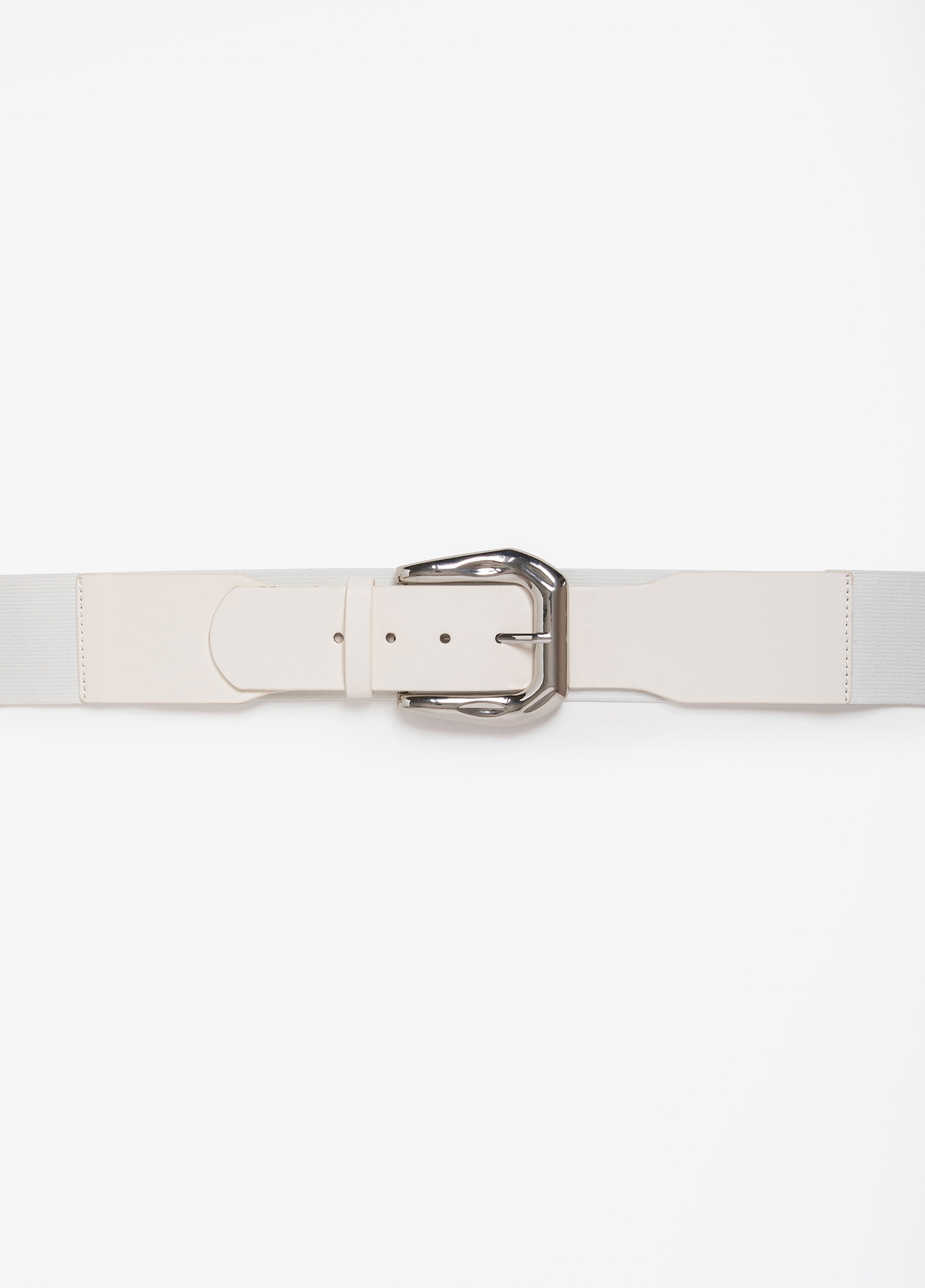 Hammered Buckle Stretch Belt