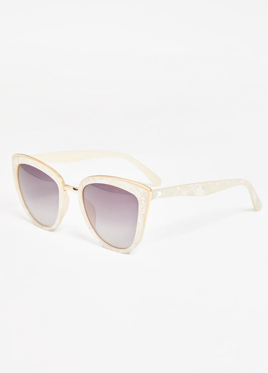 Marbled Cat Eye Sunglasses