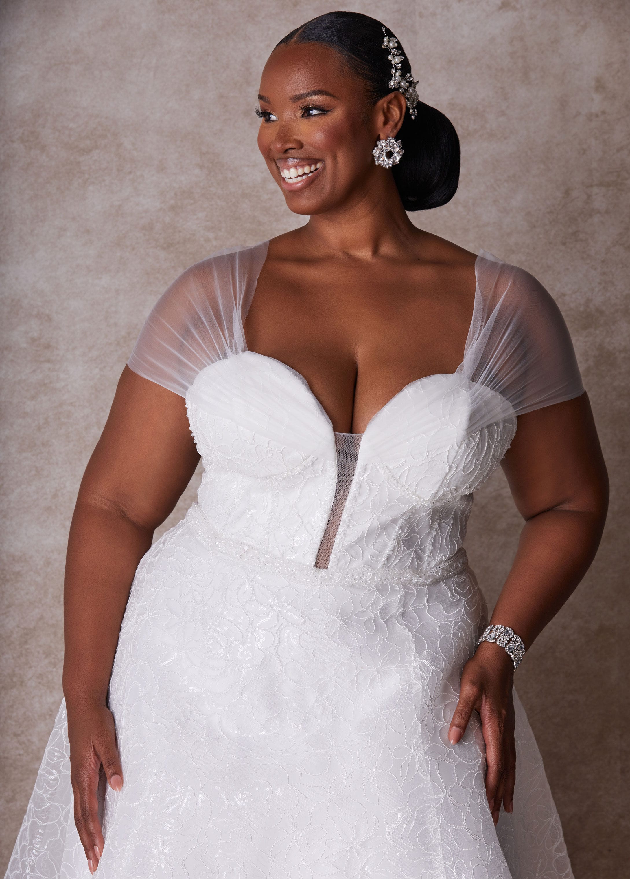engagement photo dresses plus size Modest Green Plus Size Engagement Dress 25912Y