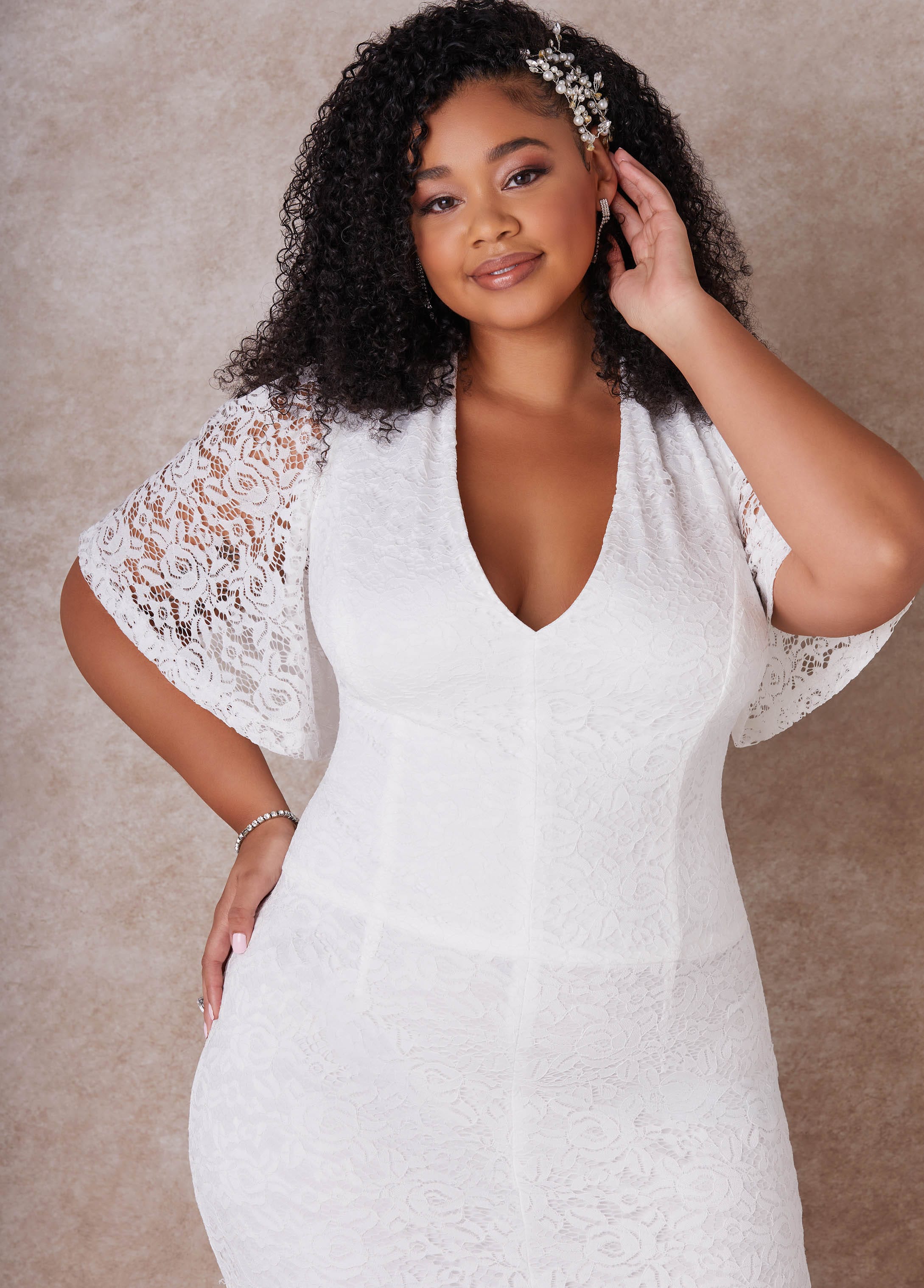 ashley stewart lace dress Ashely Stewart Bridal Collection Ashley Stewart