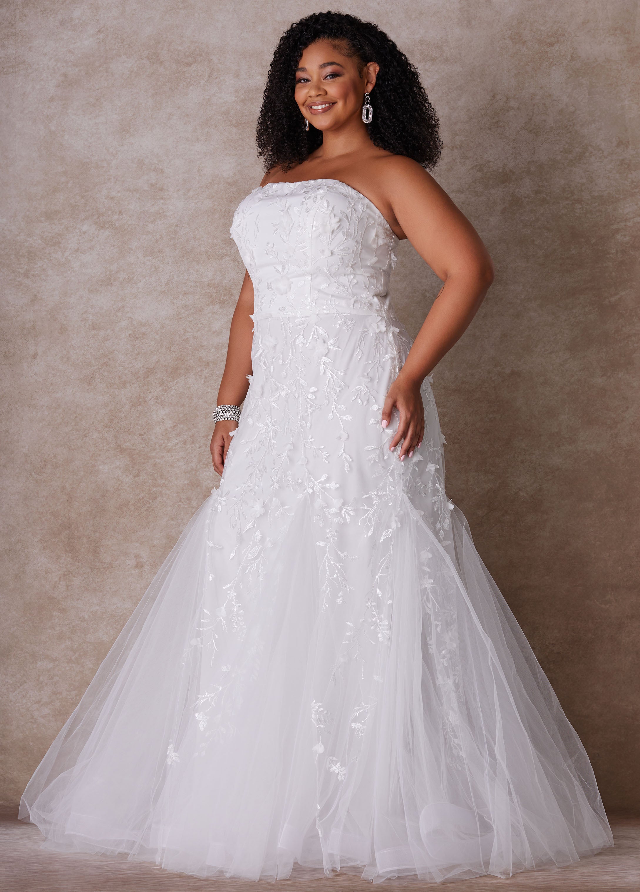 The Rochelle Wedding Gown – Ashley Stewart The Rochelle Wedding Gown – Ashley Stewart