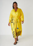 Pardon My Fro™ Mahogany Kimono