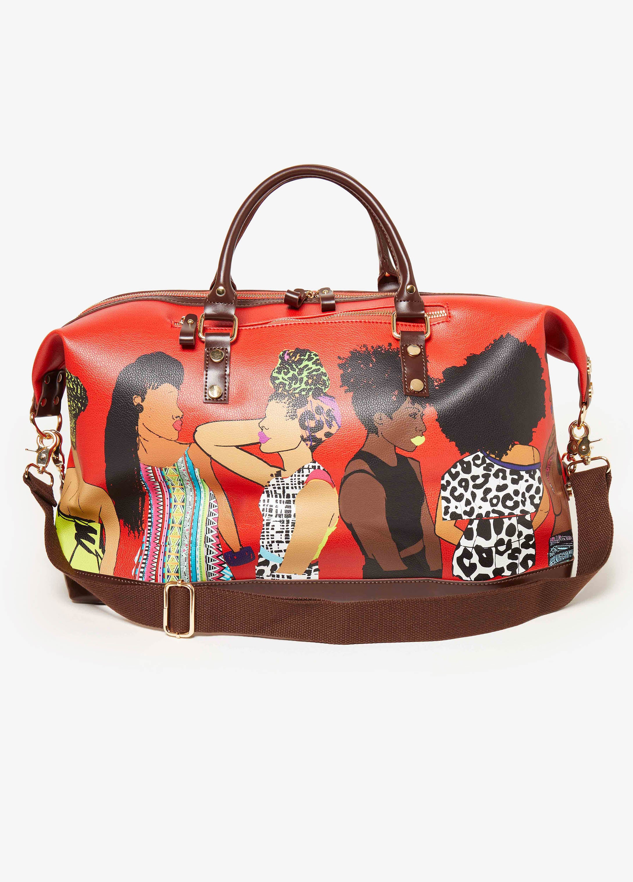 Trendy Designer Pardon My Fro™ Squad Travel Bag Duffle Bag