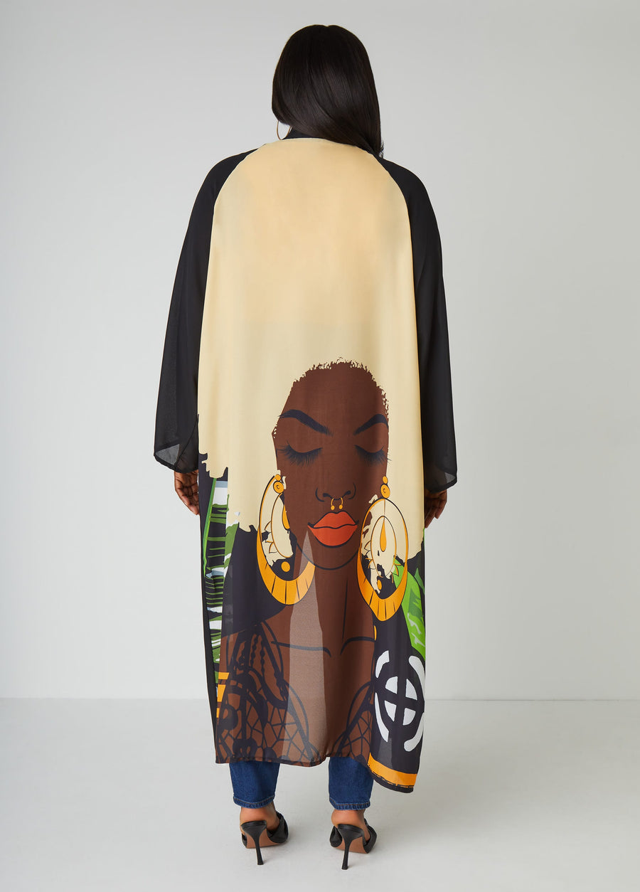 Plus Size Pardon My Fro™ Ziggy Duster