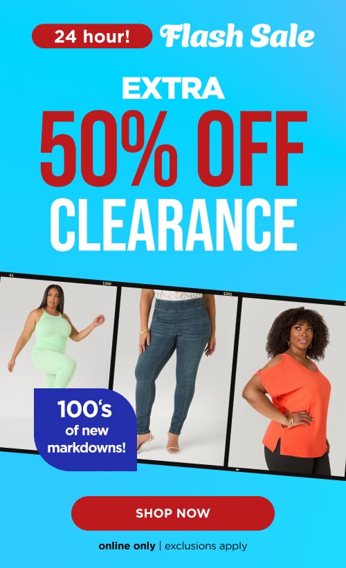 Extra 50% off Clearance