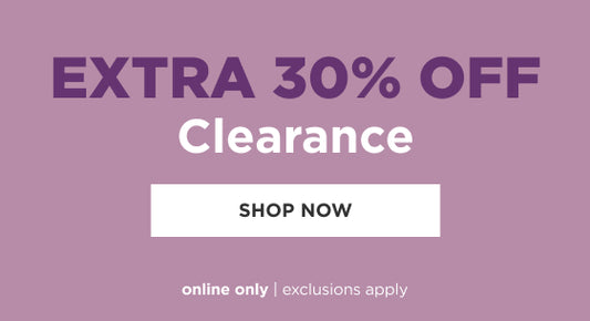 Shop Extra 30% off Clearance
