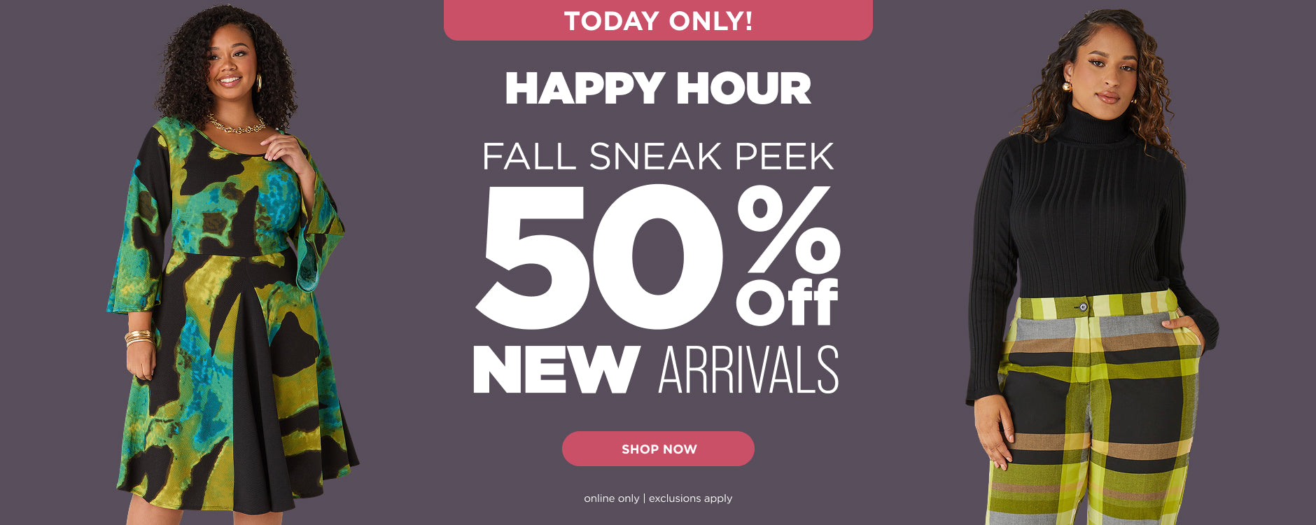 50% off New Arrivals