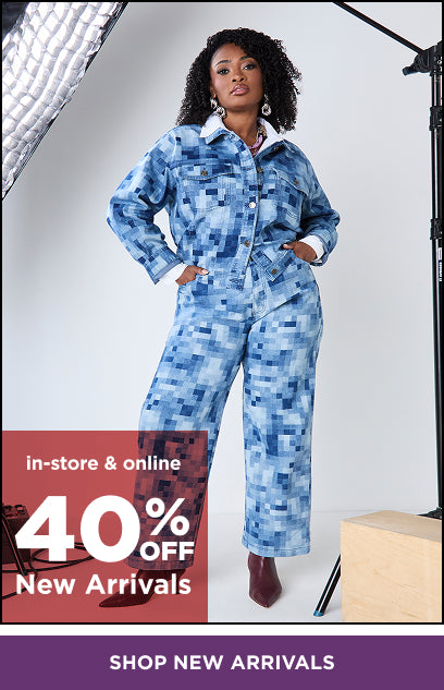 Shop 40% off new Arrivals
