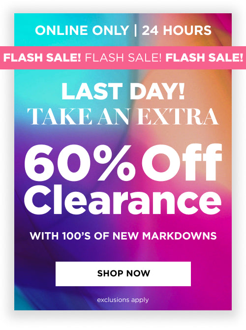 Extra 60% off Clearance