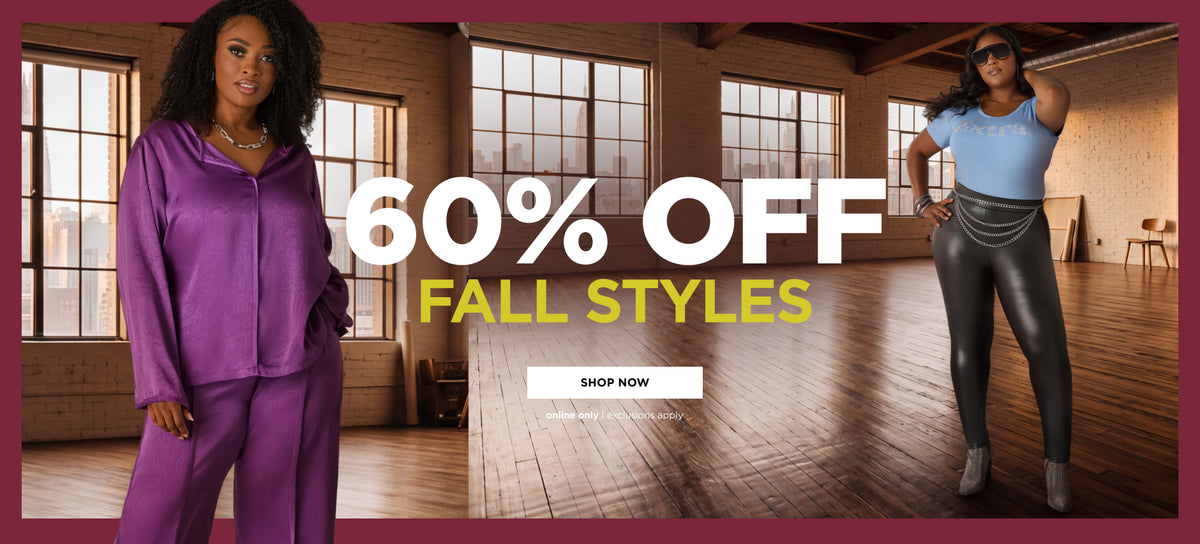60% Off Fall Styles