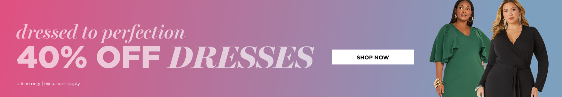 40% off Dresses