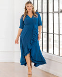 Veronica Ruffled Evening Gown