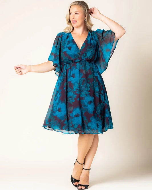 Florence Flutter Sleeve Floral Dress