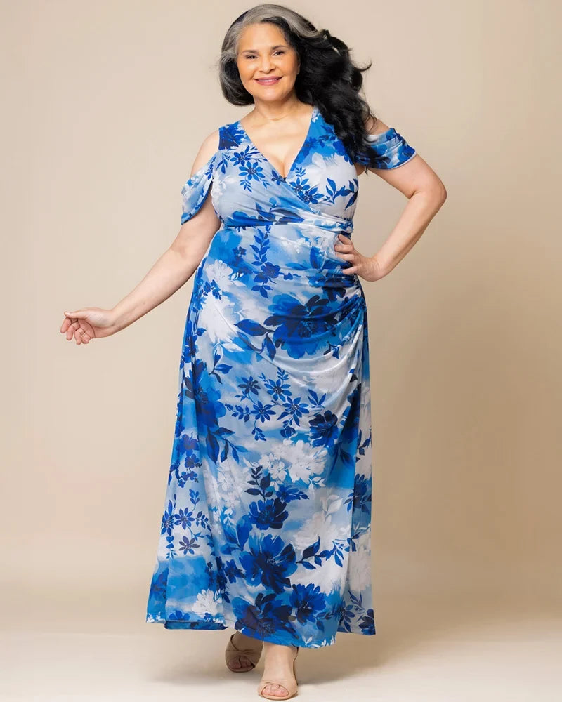 Plus Size Seraphina Mesh Gown