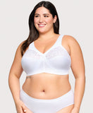MagicLift Cotton Support Bra White