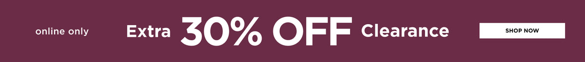 Extra 30% off Clearance