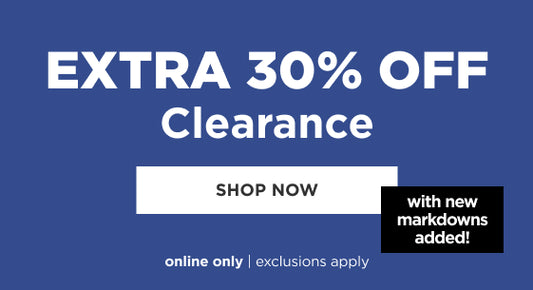 Extra 30% Off Clearance