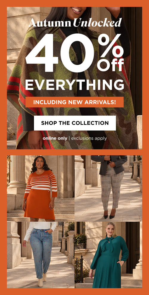 40% off Everything including New Arrivals. Shop Now