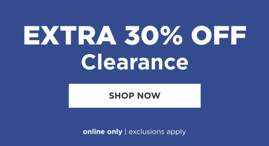 Extra 30% off Clearance