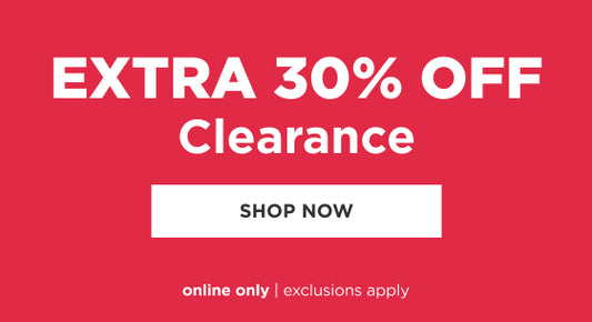 Extra 30% off Clearance