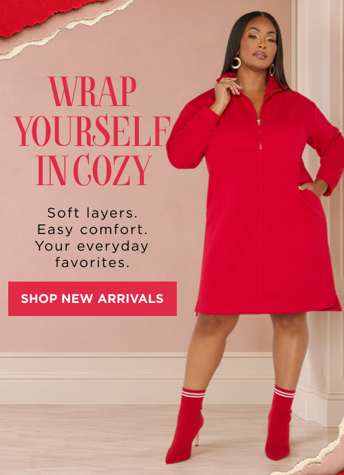 Wrap Yourself in Cozy. Shop New