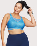 No-Bounce Camisole Elite Sports Bra Light Denim