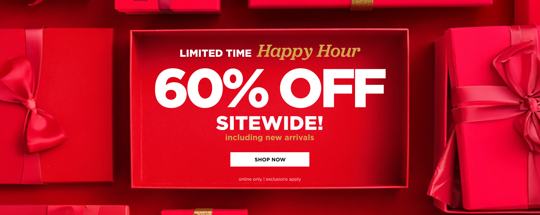 60% off Site wide