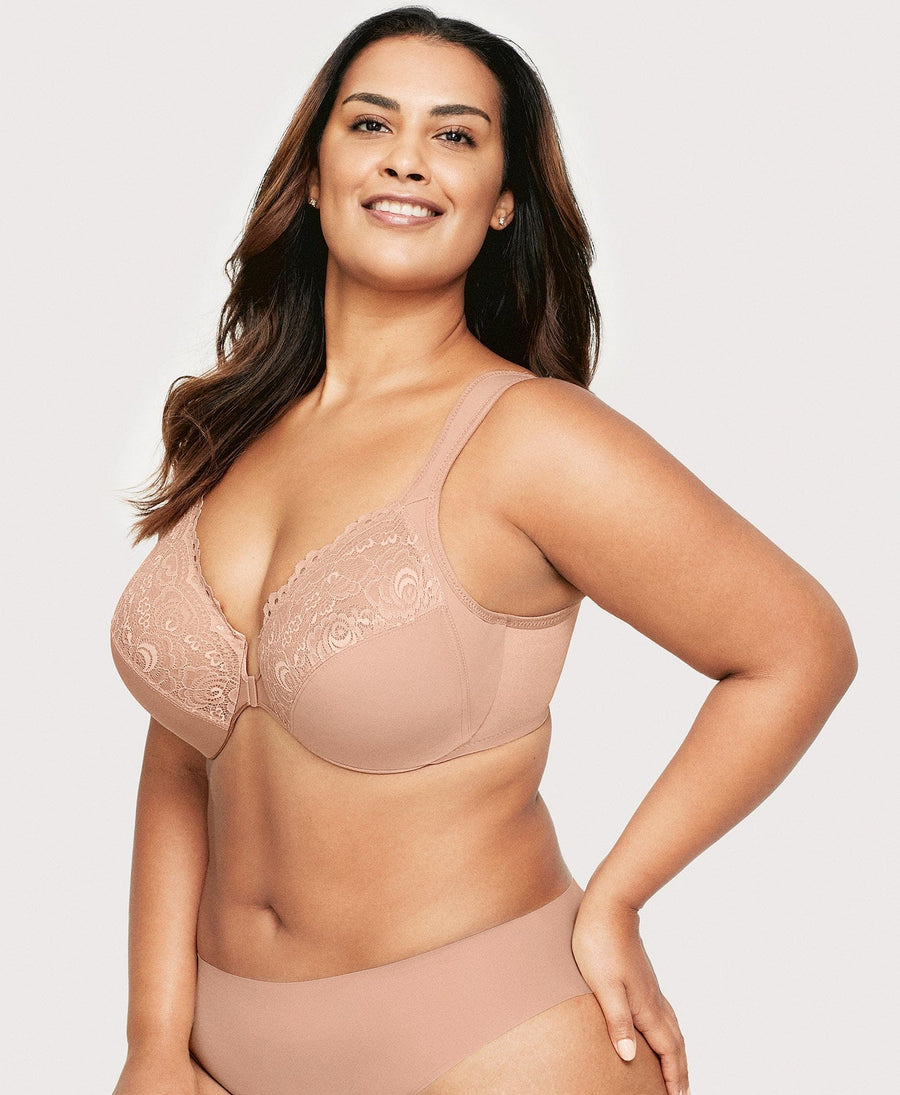 Plus Size Front-Closure WonderWire Bra
