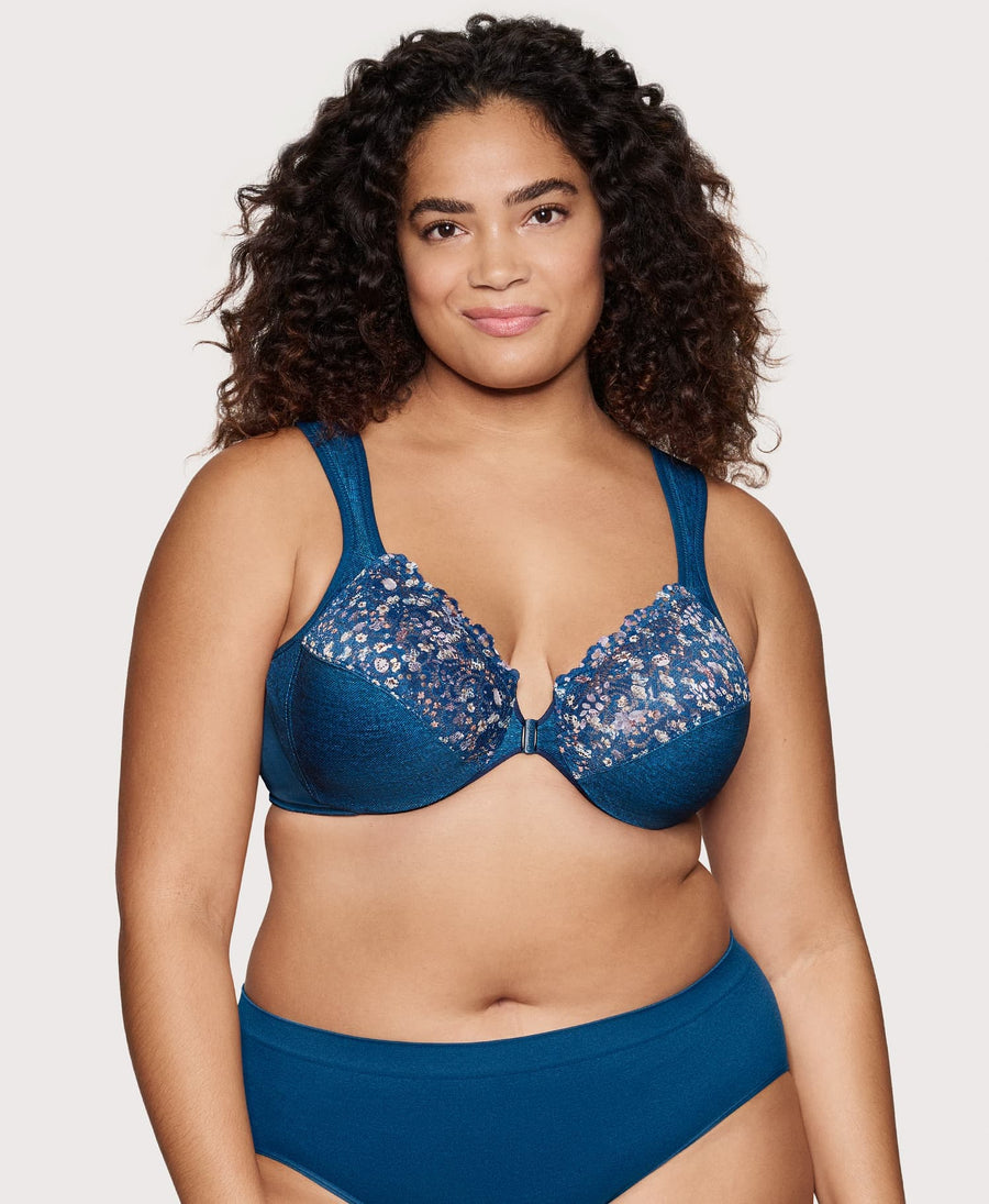 Plus Size Front-Closure WonderWire Bra