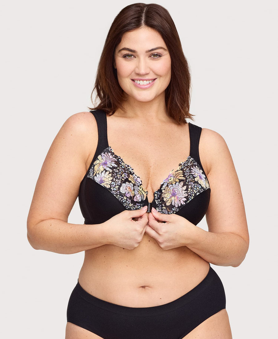 Plus Size Front-Closure WonderWire Bra