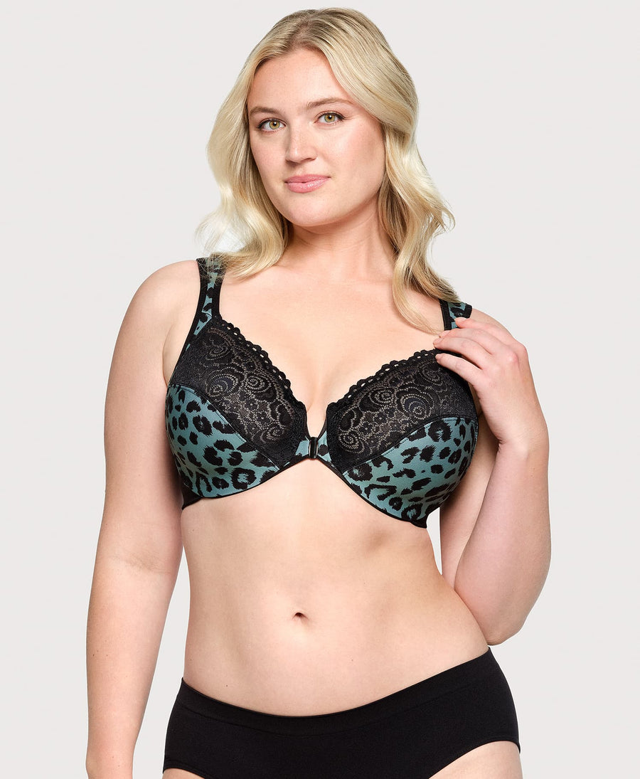 Plus Size Front-Closure WonderWire Bra