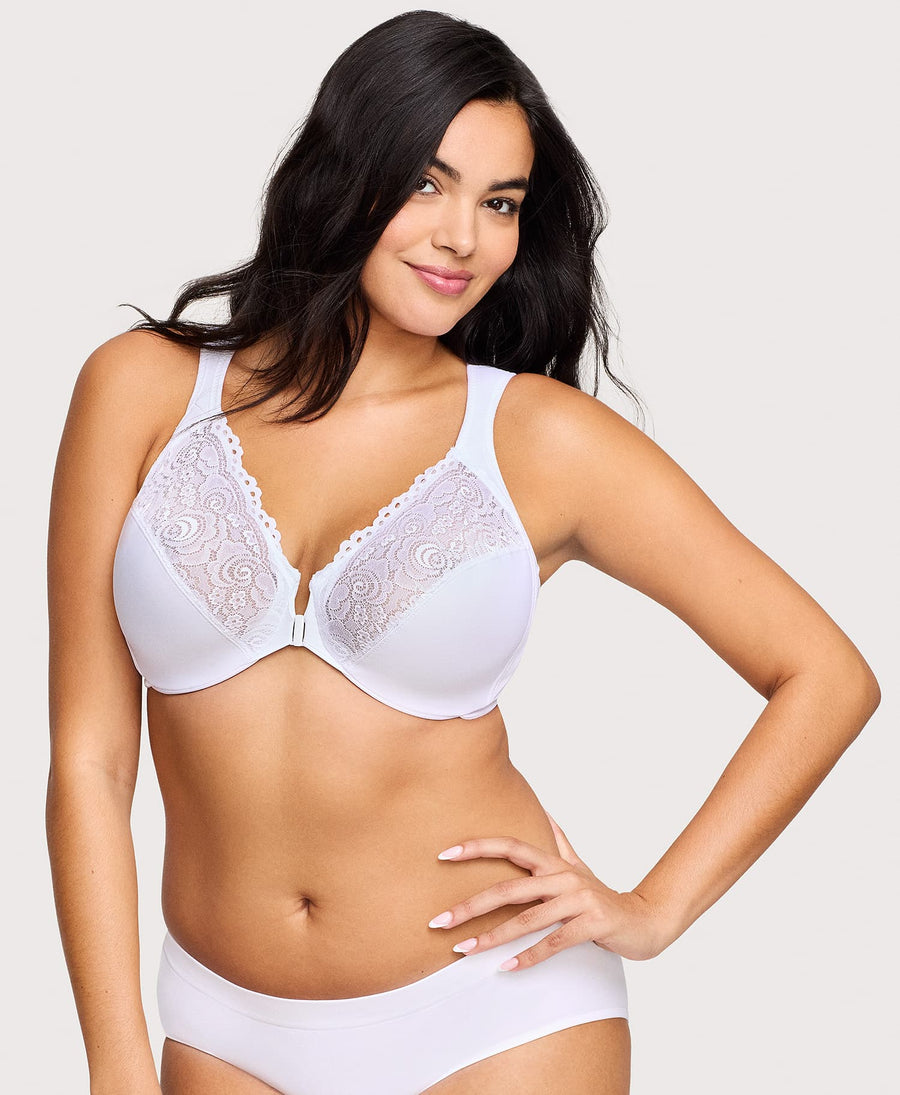 Plus Size Front-Closure WonderWire Bra