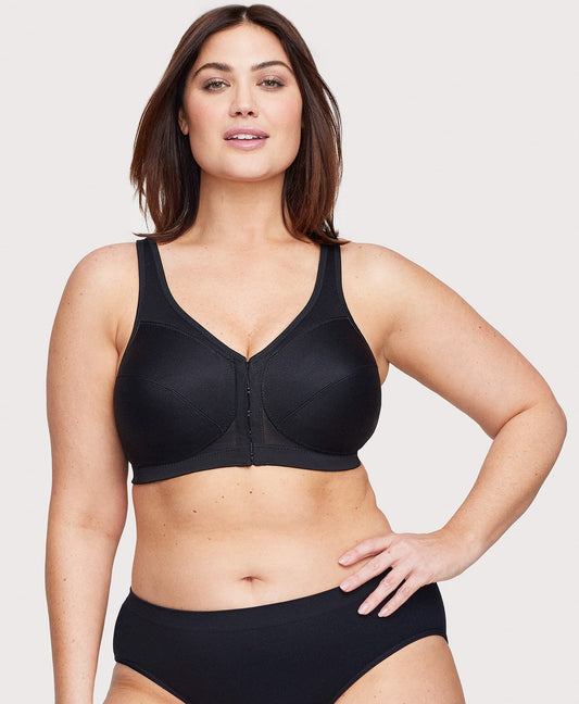 MagicLift Front-Closure Posture Back Bra Black