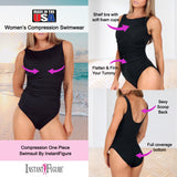 InstantFigure High Neck Swimsuit