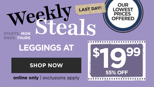 Leggings at $19.99