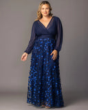 Blossoming Beauty Mesh Evening Gown
