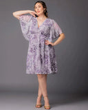 Florence Flutter Sleeve Floral Dress