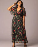Embroidered Elegance Evening Gown