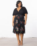 Lillian Embroidered Cocktail Dress