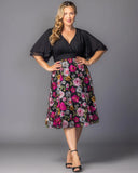 Lillian Embroidered Cocktail Dress