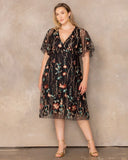 Sonnet Embroidered Cocktail Dress