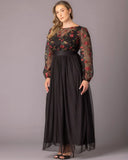 Eternal Embroidered Evening Gown