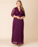 Maria Lace Evening Gown