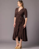Veronica Ruffled Evening Gown
