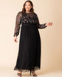 Eternal Embroidered Evening Gown