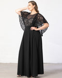 Alluring Sequins Lace Paneled Jumpsuit